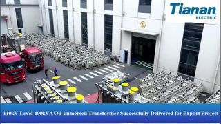 Consegna di Tianan: spedizione del trasformatore da 110 kV per l'esportazione