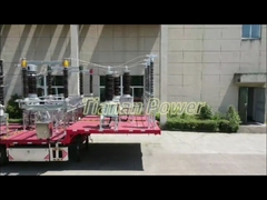 Distribuzione dell'energia 110kV 50Hz Trasformatore mobile sottostazione 80A