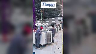 All'interno di Tianan: linea di produzione e logistica dei trasformatori