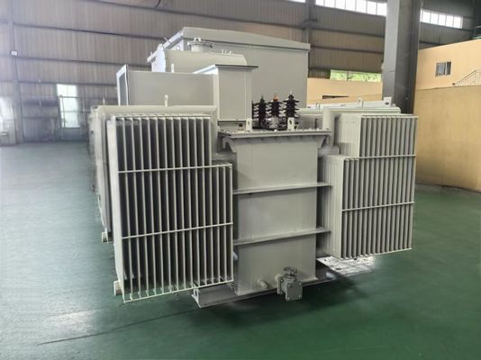 Corrente nominale 104,6/3007,1 A Trasformatore di potenza immerso in olio con capacità nominale di 2500 kVA e classe di isolamento A